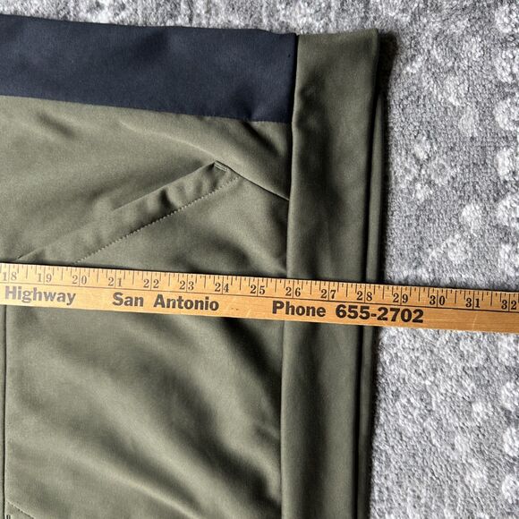 Nike Therma Fit Pullover Hoodie Mens Large Army Green Sweatshirt Fleece Sports - Picture 5 of 9